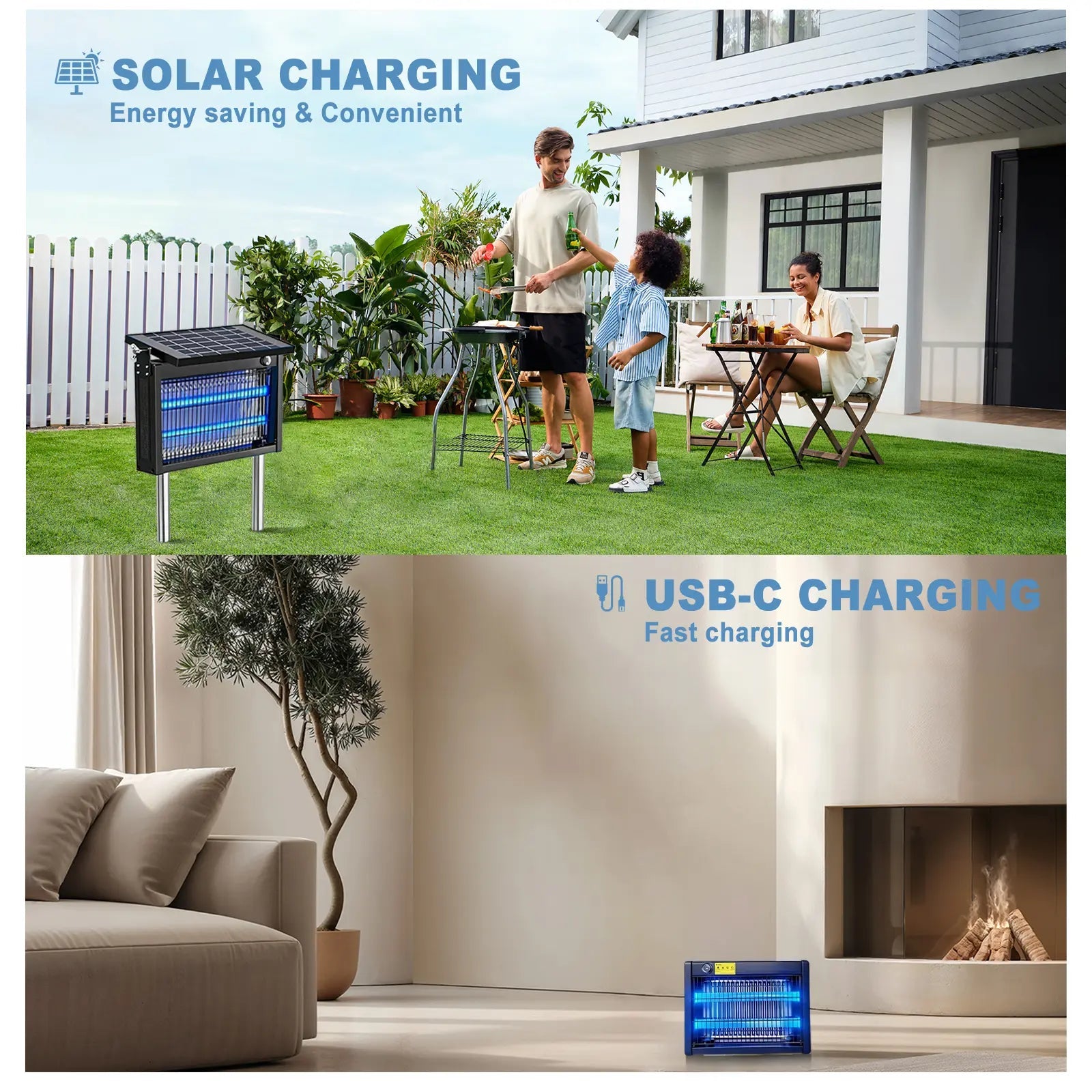 Instant Out-Door Mosquito Shield — Solar Powered