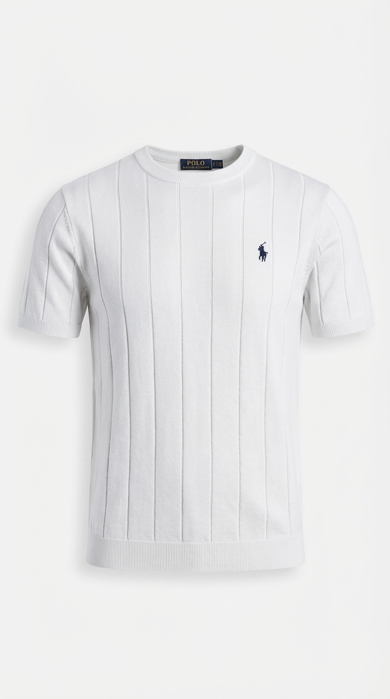 T-Shirt moulant à rayures : élégance moderne | 1 + 1 GRATUIT