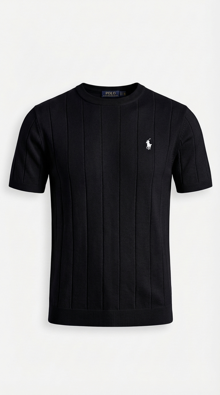 T-Shirt moulant à rayures : élégance moderne | 1 + 1 GRATUIT