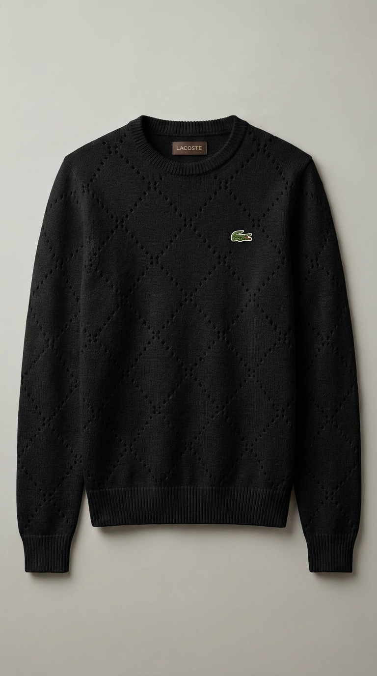 Pull à motif losanges, élégant et de haute qualité | 1 + 1 GRATUIT