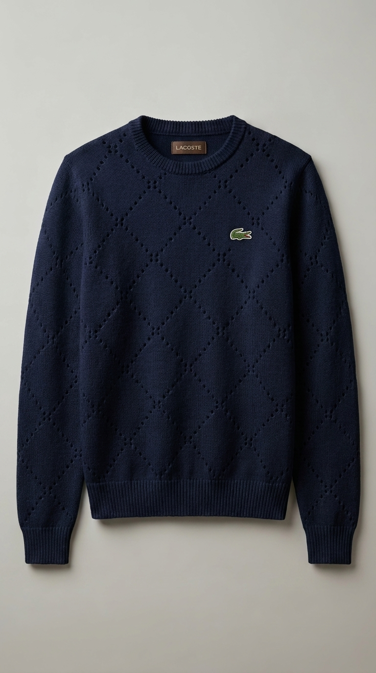 Pull à motif losanges, élégant et de haute qualité | 1 + 1 GRATUIT