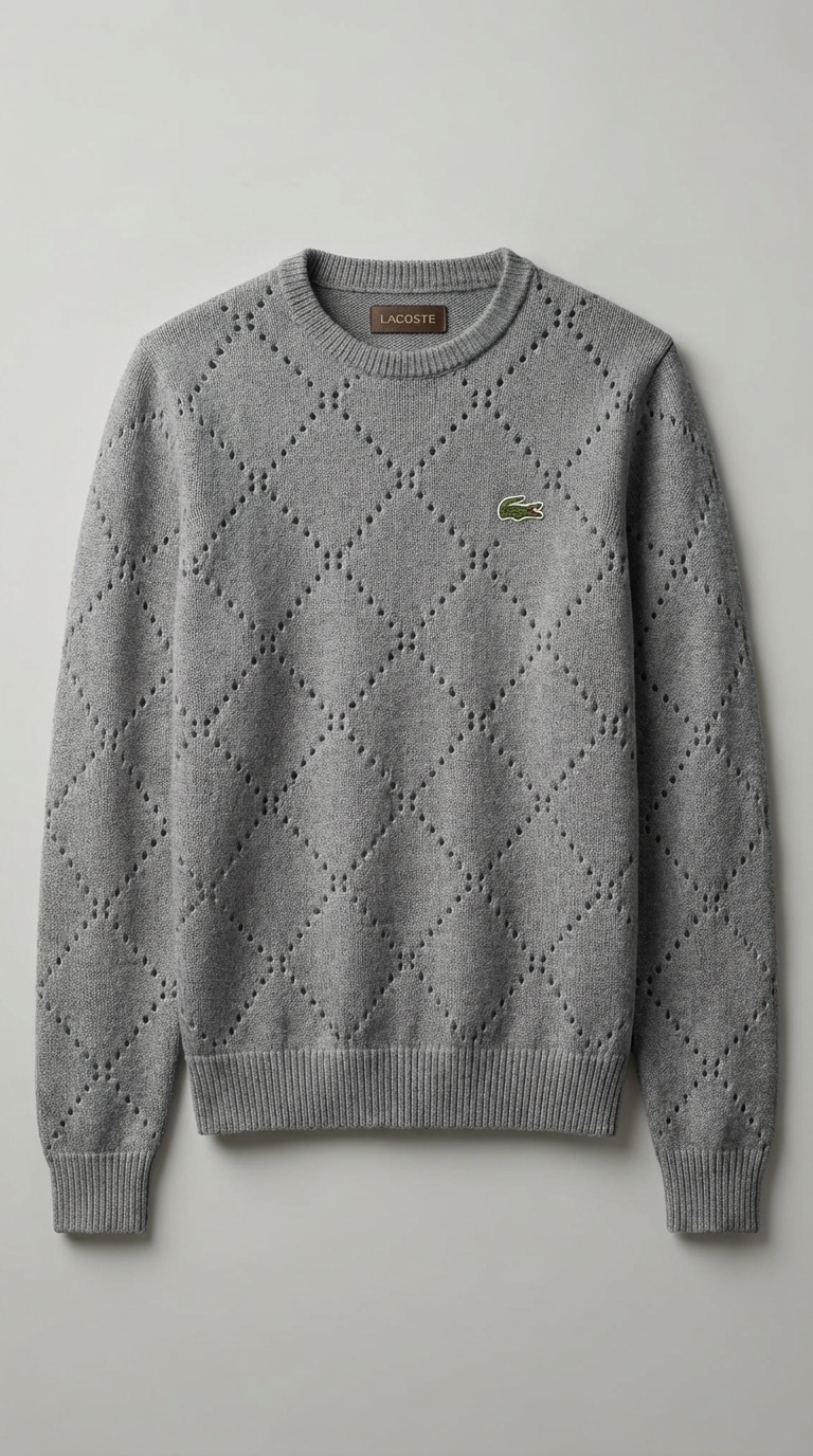 Pull à motif losanges, élégant et de haute qualité | 1 + 1 GRATUIT