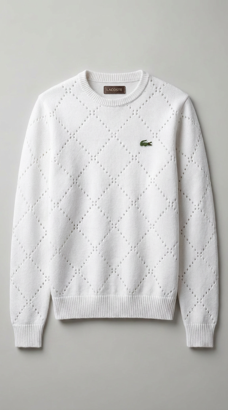Pull à motif losanges, élégant et de haute qualité | 1 + 1 GRATUIT