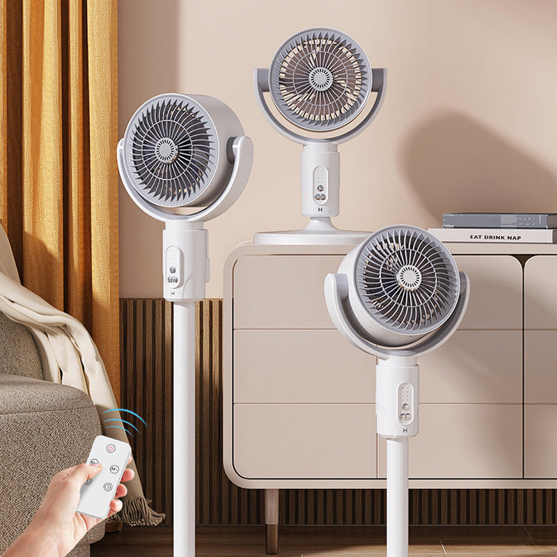 Ventilateur sur pied motorisé, ventilateur très silencieux 20dB, portée de 30m, volume d'air 2465m³/h, ventilateur avec télécommande et refroidissement