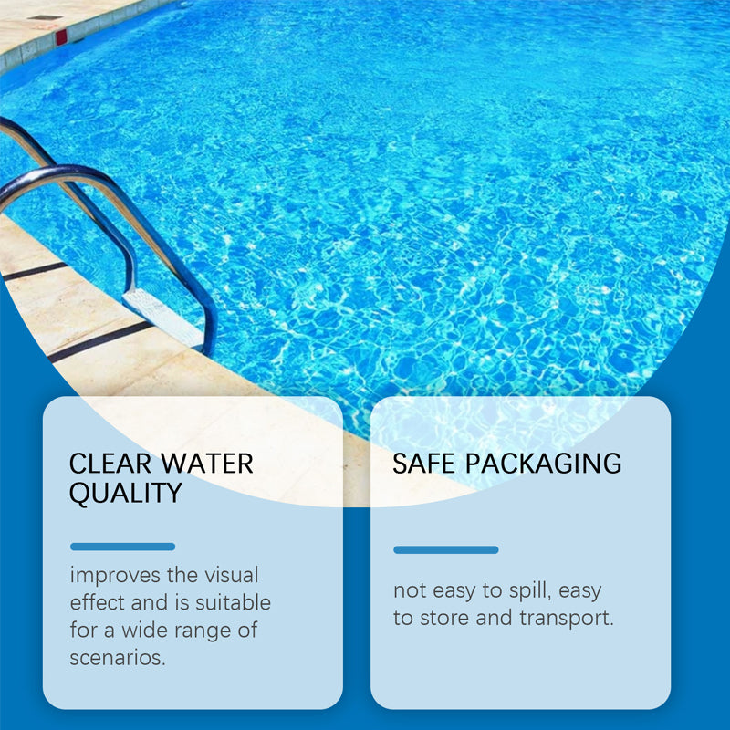 Liquide de nettoyage de piscine - Lutte rapide contre les bactéries et les algues